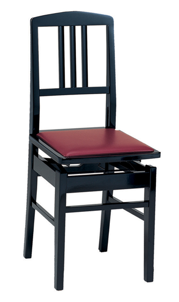 【専用】ピアノ椅子　黒　調整可能　トムソン　背もたれ椅子　YAMAHA