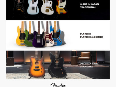 【Fender】 THE SPRING SUMMER 2025 CAMPAIGN -2025 春夏キャンペーン- 【Red Guitars】